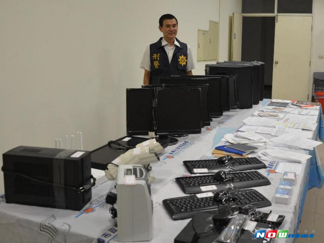 ▲科偵隊隊長邱國揚說明賭博公司的員工教育訓練情形。（圖／記者郭政隆攝影2017.9.29）