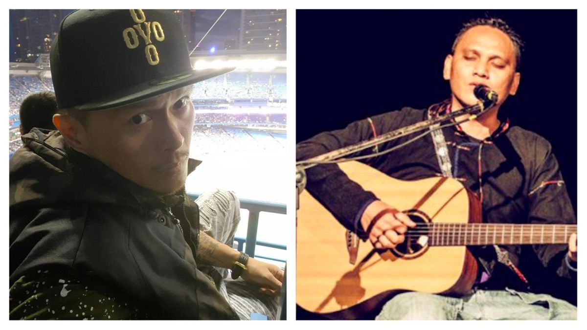 ▲金音獎今（26）日公布入圍名單，而大支（左）榮獲評審團獎；桑布伊知道入圍五項金音獎後表示，「很開心，入圍就是肯定。」（圖／翻攝自臉書 , 2017.09.27）