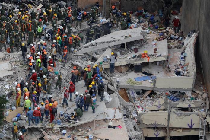 ▲墨西哥919強震，已造成至少307人喪生。（圖／達志影像／美聯社）