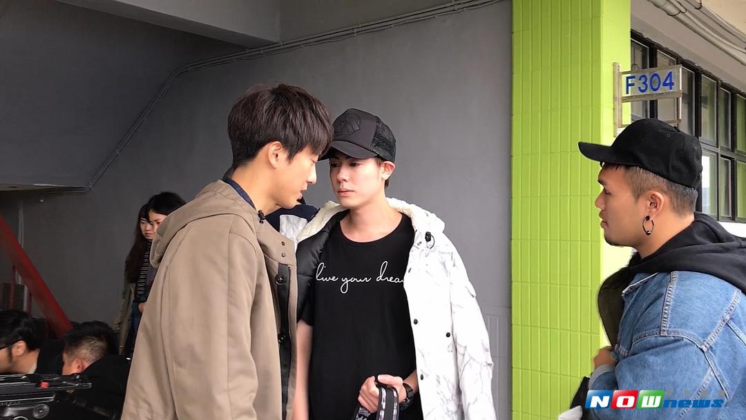 ▲Teddy（中）拍完霸凌戲後，情緒難以平復。（圖／CHOCO TV提供，2017.09.19）