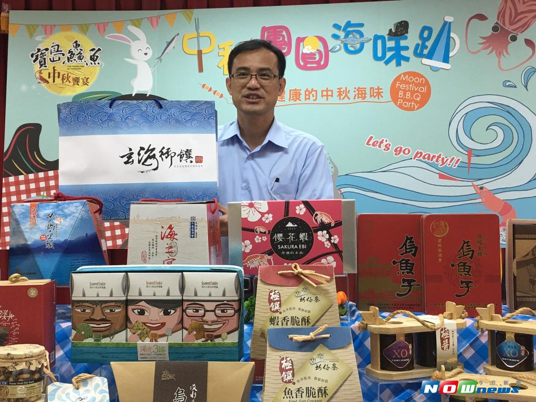 ▲中華民國全國漁會總幹事林啟滄希望讓民眾能以平實的價格，方便購買到來源安全、有漁會掛保證的平價水產品。（圖／記者陳志仁攝，2017.09.18）