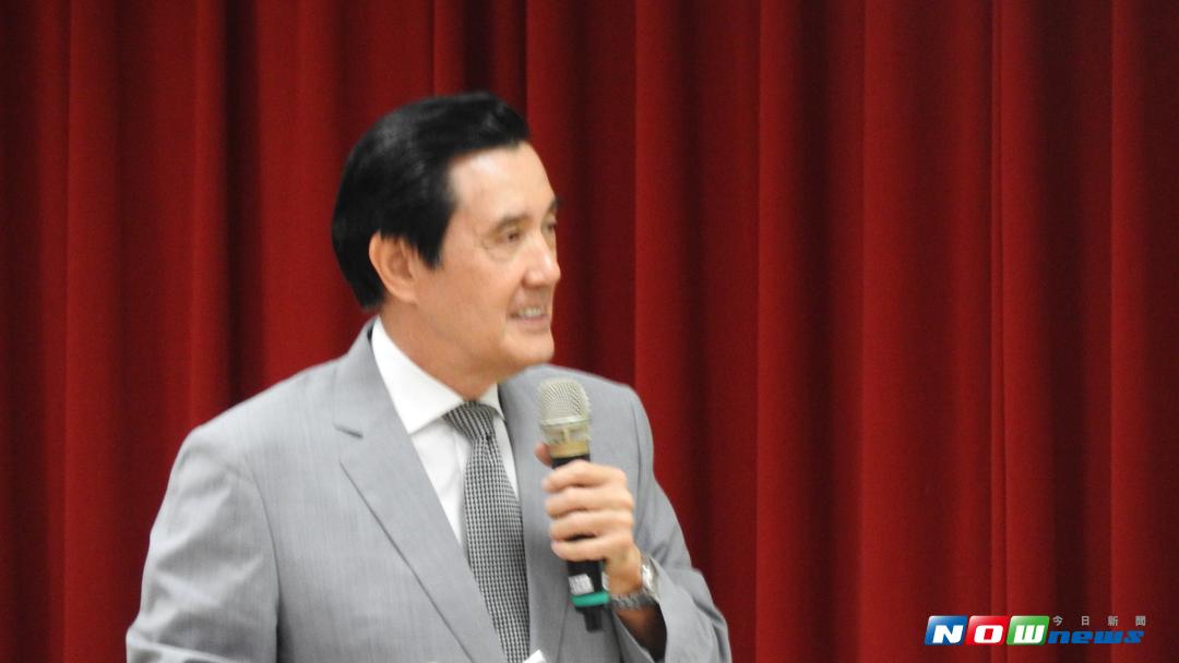 ▲馬英九談非核家園的能源政策，酸獨派團體說國家要獨立自主，能源卻不用？（圖／記者戴祺修攝,2017.09.15）