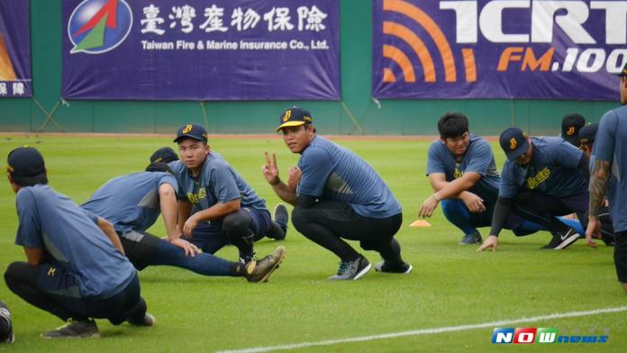▲陳子豪（中）歸隊（圖／吳政紘攝）