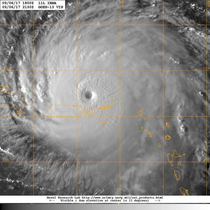 ▲本月初，威力強大的「艾瑪（Irma）」颶風橫掃加勒比海島嶼地區，造成了重大的損害。（圖／翻攝自臉書 , 2017.09.07）