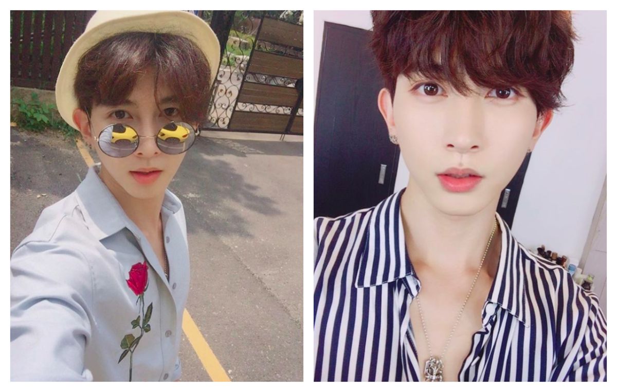 ▲U-KISS成員基燮在拍攝MV時發生爆炸意外，身上二度灼傷。（圖／翻攝自IG , 2017.09.07）