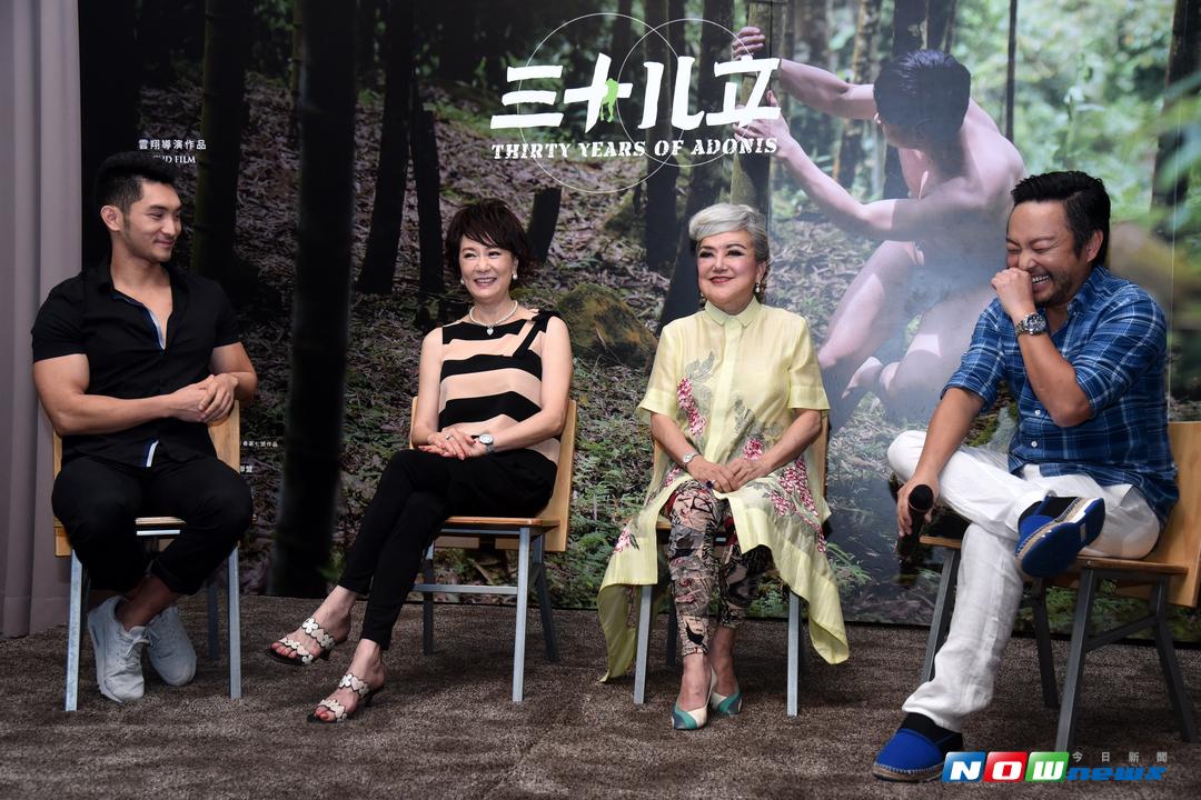 ▲電影《三十儿立》來台宣傳，導演雲翔、演員邵音音、苗可秀、包晗出席。（圖／記者林柏年攝 , 2017.09.03）