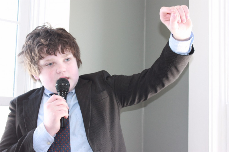 ▲美國一位13歲的男孩桑伯尼恩宣布，他將參加明年的佛蒙特州州長選舉。（圖／翻攝自網路）