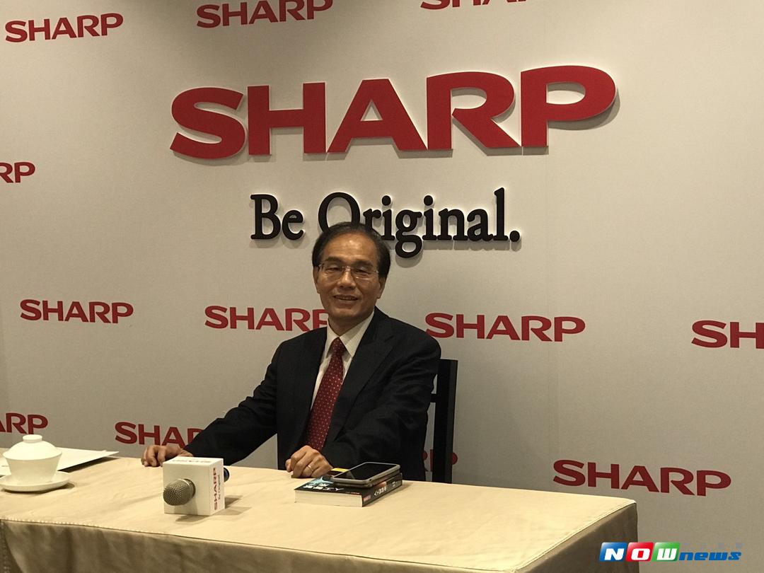 ▲夏普總社社長戴正吳。 （圖／記者顏真真攝 , 2017.08.11）