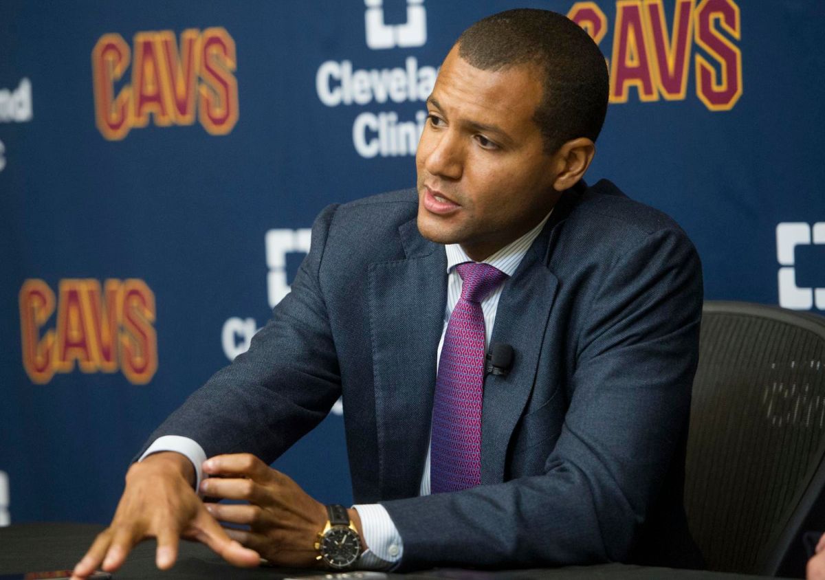 ▲Koby Altman這次運作騎、塞交易，讓前騎士總管David Griffin對他高度讚揚。（圖／美聯社／達志影像）