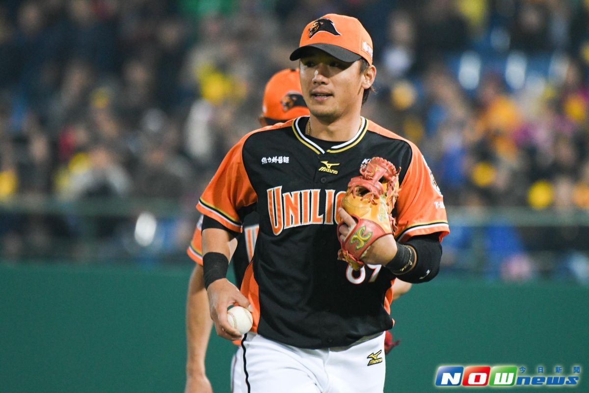 ▲統一獅球員林志祥。（圖／記者葉政勳攝，2017.4.01）