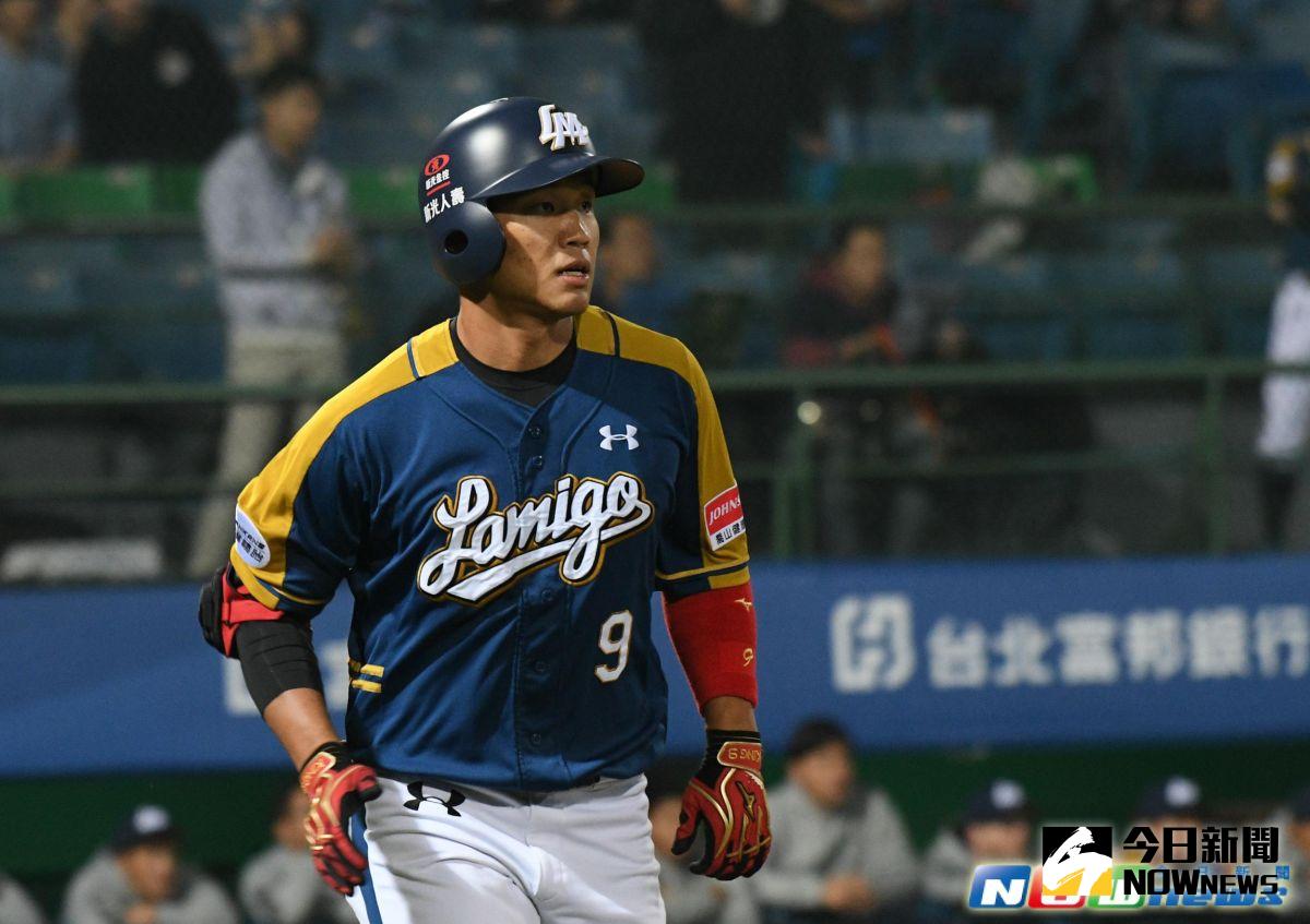 ▲ Lamigo桃猿王柏融。（圖／記者葉政勳攝，2017.4.12）