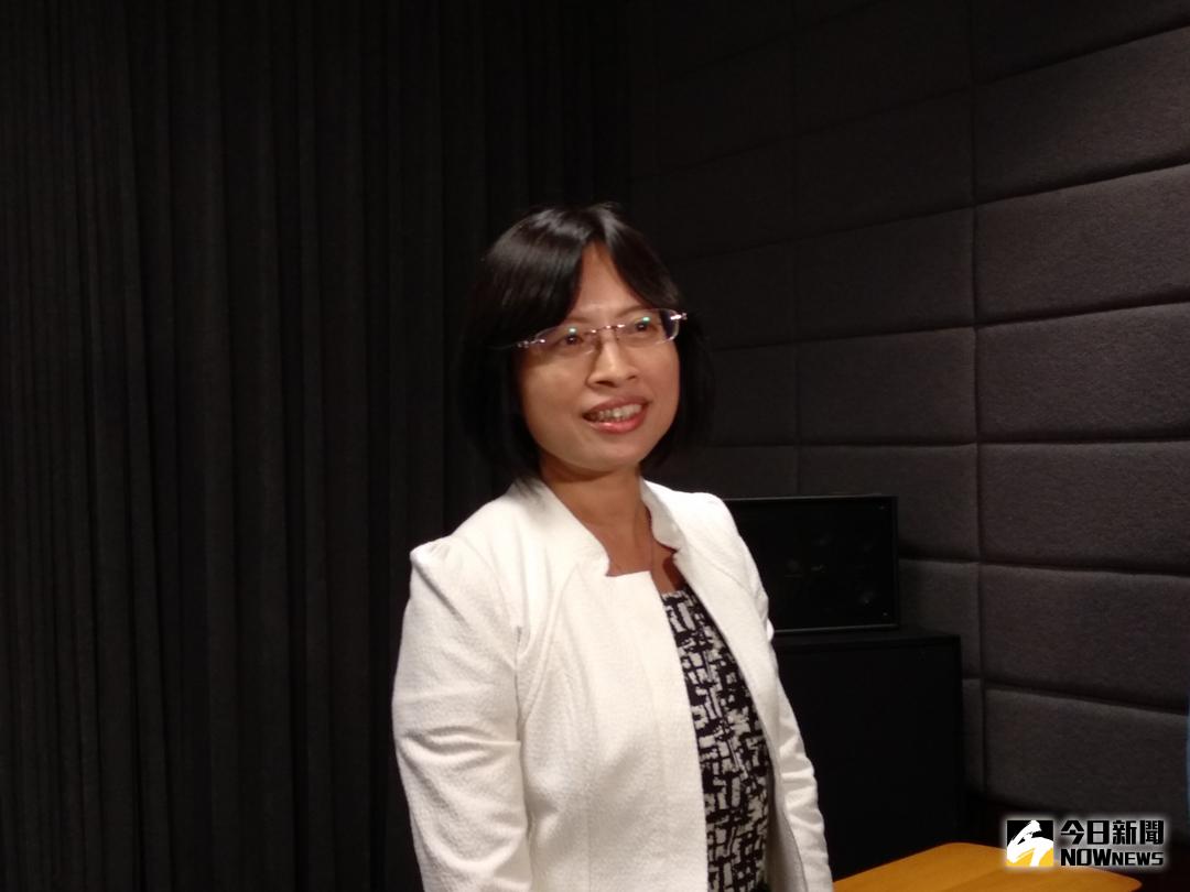 ▲國發會經濟發展處長吳明蕙指出，受惠於工作天數基期因素，9月景氣分數大增5分。（圖／記者陳家蕙攝,2017.10.27）