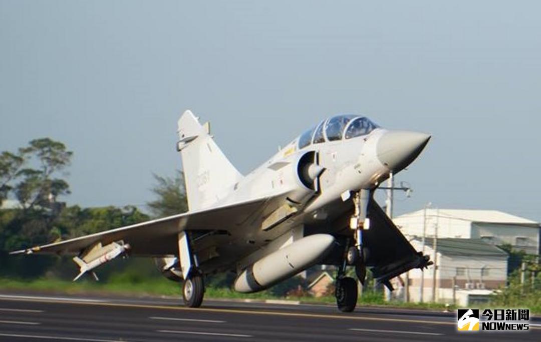 ▲空軍幻象2000雙座型戰機。（資料照片／記者呂炯昌攝 ）