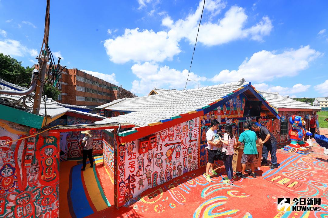 ▲台中南屯彩虹眷村每日吸引3千至5千人到訪。（圖／資料照片）