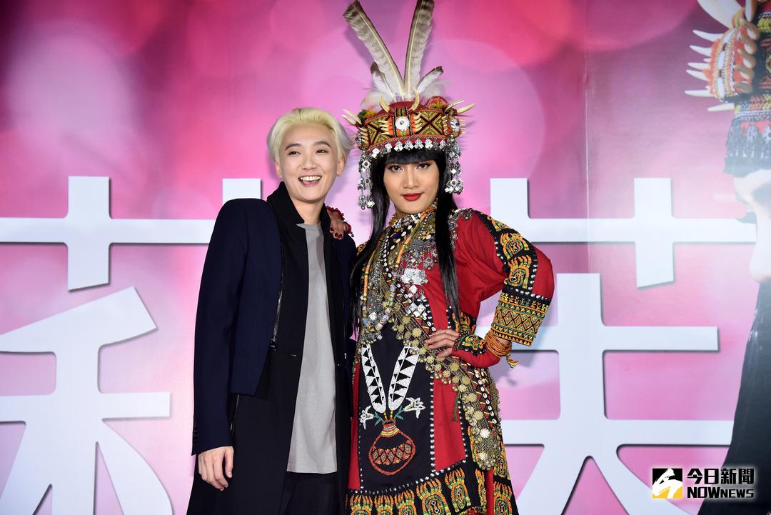 ▲《阿莉芙》電影首映會，趙逸嵐、舞炯恩。