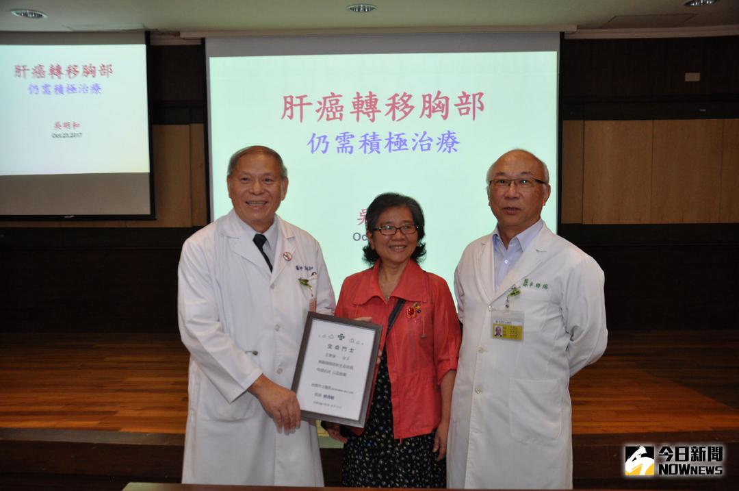 ▲台南市立醫院呼籲肝癌轉移胸腔，仍需積極治療。（圖／記者黃文博攝，2017.10.23）