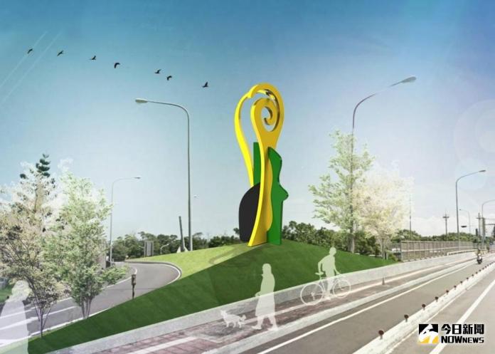 ▲竹市將於交流道口打造公共藝術，形塑科技城入口意象。（圖／陳志偉攝，2017.10.22）