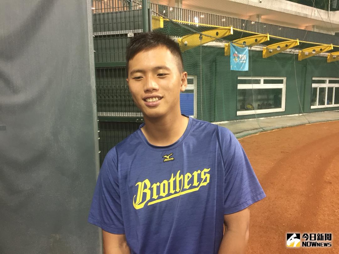 ▲中信兄弟菜鳥陳柏豪，將首次打季後賽。（圖／吳政紘攝）