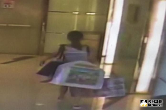 ▲大腹便便的孕婦就是想偷竊，到案後供稱患憂鬱症。（圖／記者鄧力軍翻攝 , 2017.10.21）