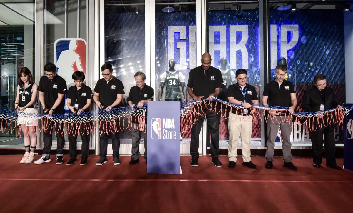 ▲NBA Store旗艦店盛大開幕。（圖／彼威整合公關提供）