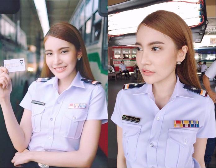 ▲泰國網紅Milin Nuttapagun擔任一日公車售票員引起熱議。（圖／翻攝自Milin Nuttapagun臉書）