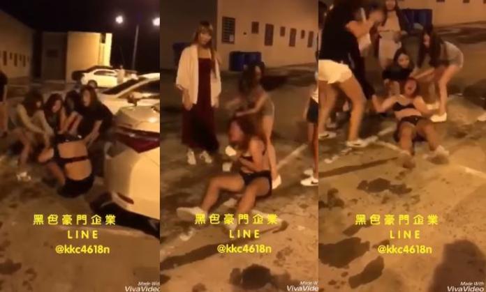 苗栗妹遭4女狂踹暴打　脫到剩內衣
