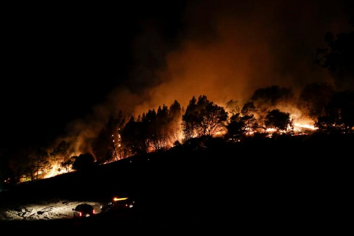 ▲美國加州8日晚間引發的大火，至今已造成31人罹難。（圖／達志影像／美聯社）
