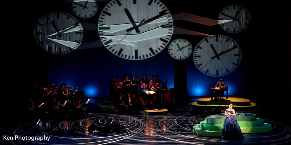 ▲「新古典室內樂團」音樂舞臺劇「築詩．逐詩」，結合了詩、樂、舞、劇、視覺以及建築空間意象的大型跨界展演。（圖／屏東縣文化處提供,2017.10.13）