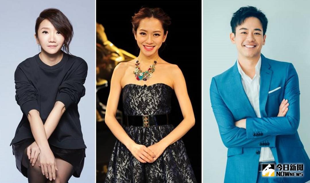 ▲本屆金馬獎頒獎典禮將由陶晶瑩主持，楊千霈（中）和劉傑中（右）主持星光大道。（圖／台視，2017.10.12）