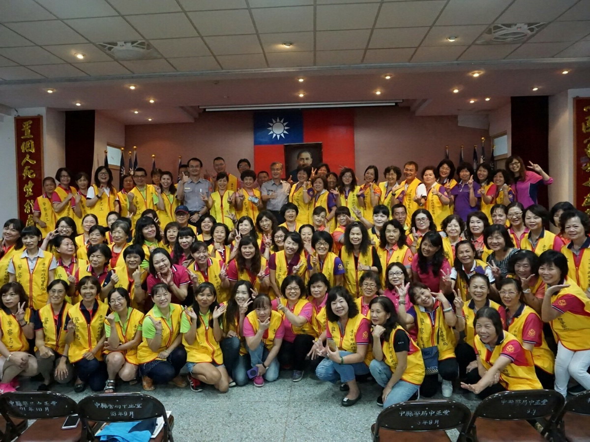 ▲為提升花博志工服務品質，豐原警分局辦理花博志工特殊訓練。（圖／豐原警分局提供）