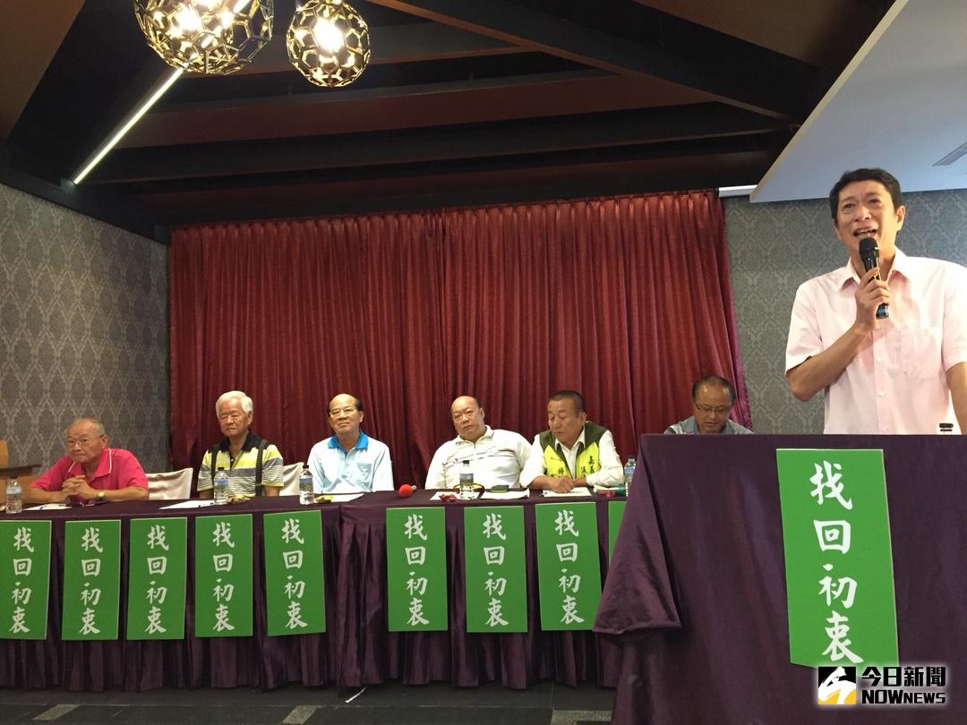 ▲前立委林國慶(右1)被依妨害名譽起訴。（圖／記者陳惲朋攝）