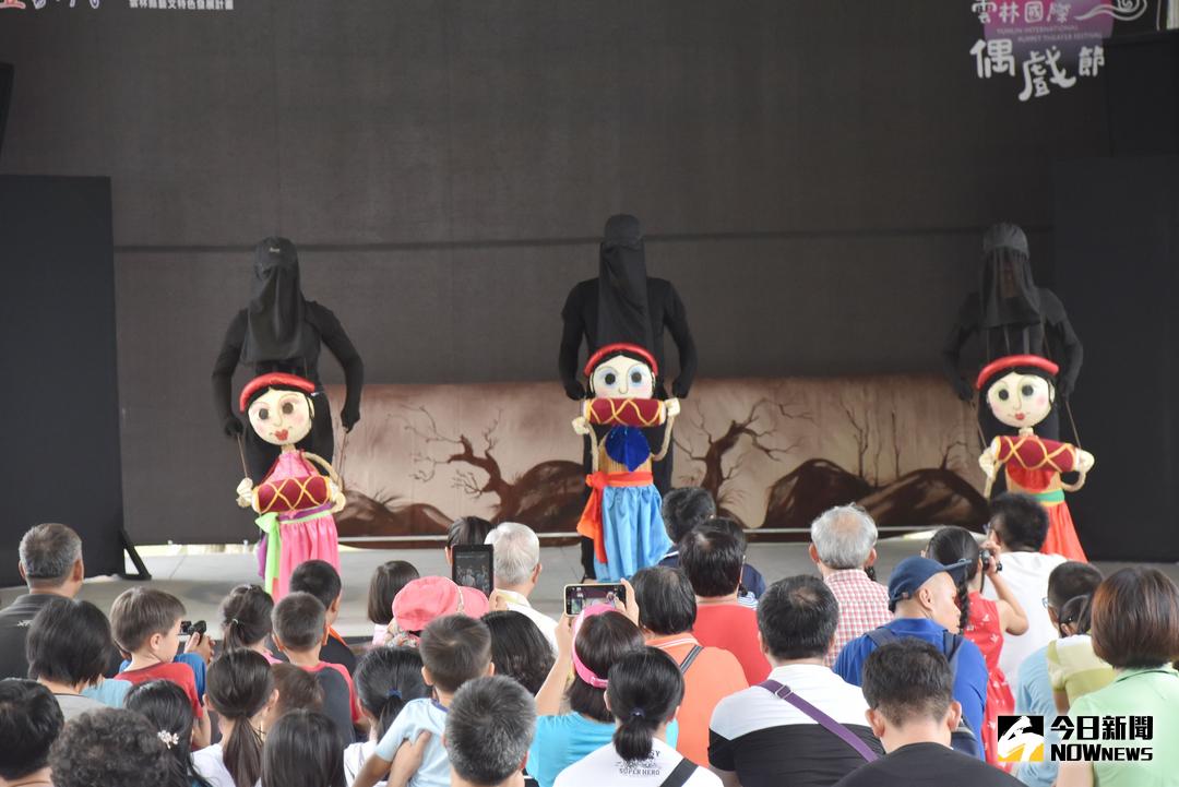 ▲雲林國際偶戲節，越南木偶表演贏得滿堂彩。（圖／記者郭春輝攝 , 2017.10.09）