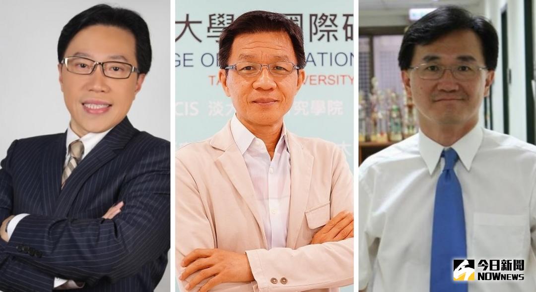 ▲文化大學廣告學系教授兼系主任鈕則勳（左）、淡江大學國際事務與戰略研究所副教授施正權（中）和世新大學口語傳播學系專任教授兼系主任溫偉群（右），對於《The China Post》的轉型，抱持樂觀期待看法。（圖／NOWnews資料照）