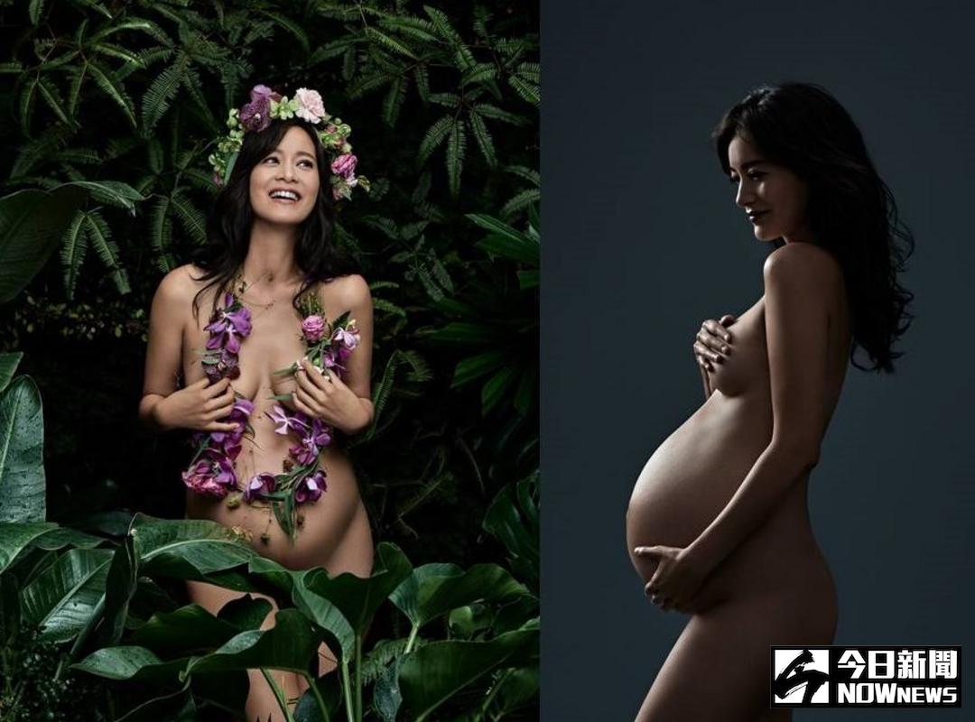 ▲Janet「全裸孕婦寫真」好漂亮喔。（圖／翻攝Janet臉書，2017.10.05）