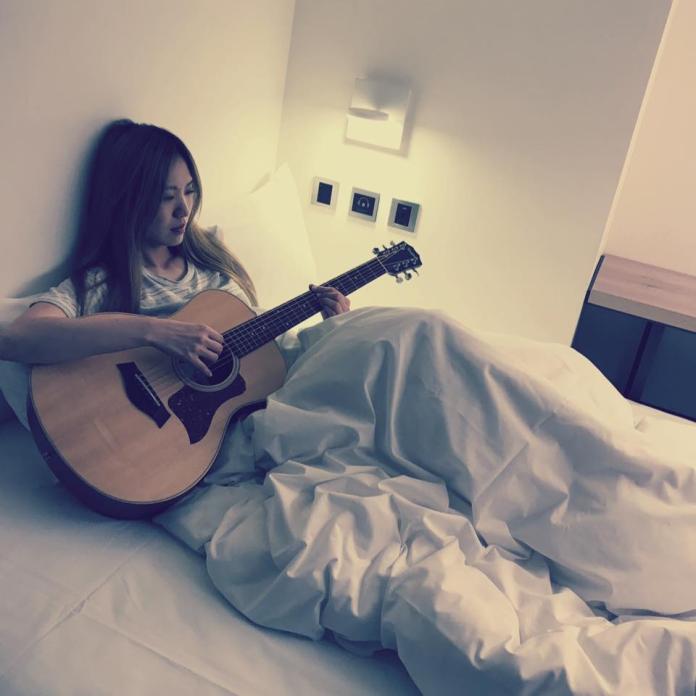 ▲孫盛希表示沒有創作靈感來源，就會找男朋友吵架。（圖／翻攝自臉書 , 2017.10.04）