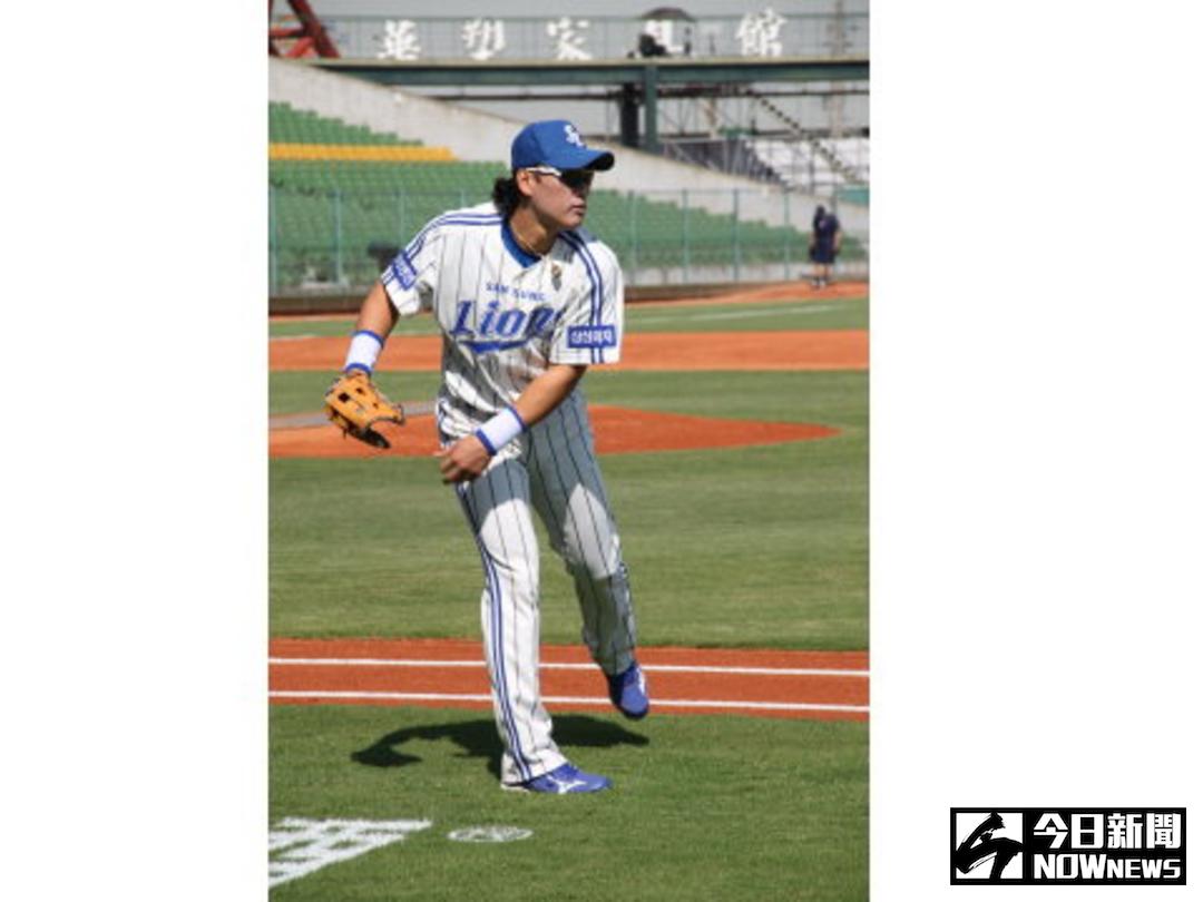 ▲三星獅李承燁。（圖／記者吳政紘攝影）