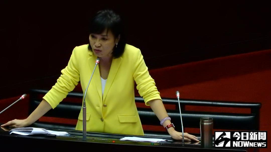 ▲國民黨立委柯志恩詢問行政院長賴清德婚姻平權修法進度。（圖／記者戴祺修攝,2017.10.03）