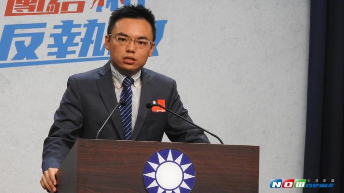 國民黨發言人洪孟楷表示，高雄市長陳菊依法不能參與內閣改組。（圖／NOWnews）