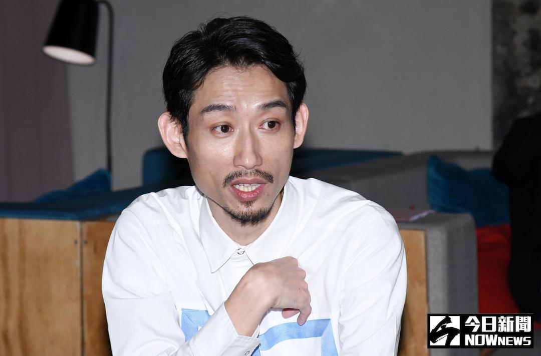 ▲陳竹昇表示，能跟前輩戴立忍一起入圍金馬獎備感榮幸。（圖／記者林調遜攝，2017.10.02）