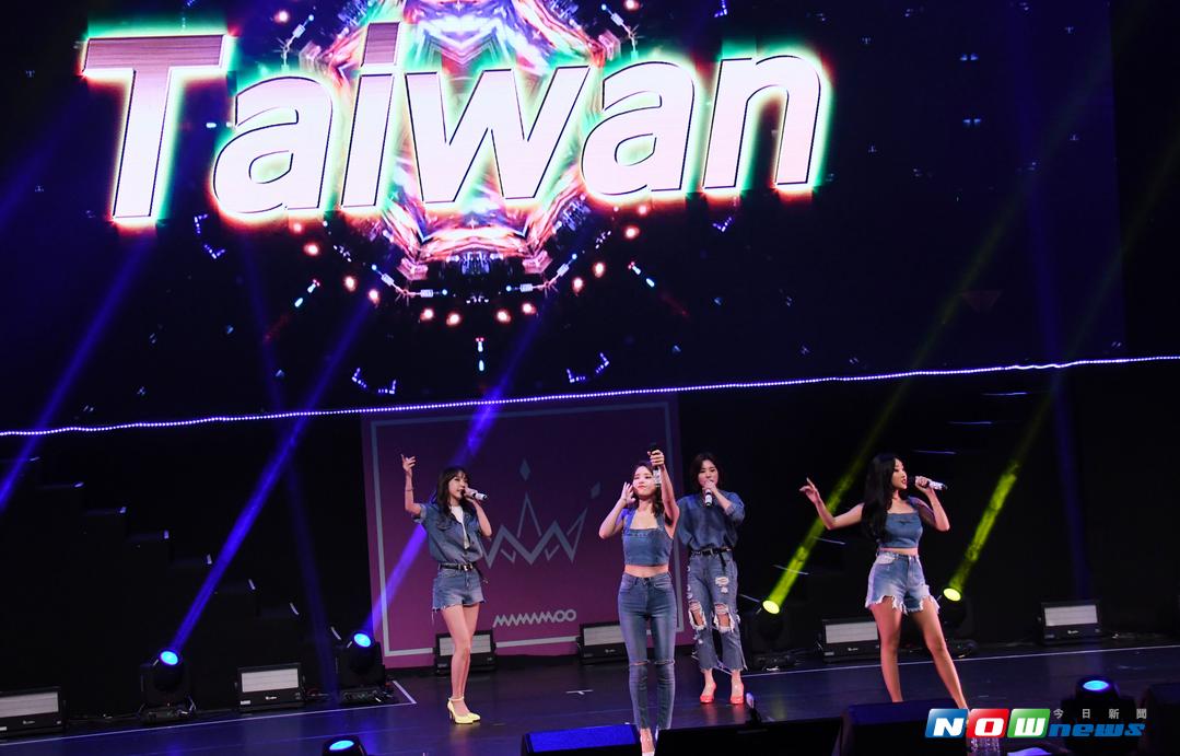 ▲南韓女團「MAMAMOO」台北演唱會。（圖／記者林調遜攝，2017.10.1）