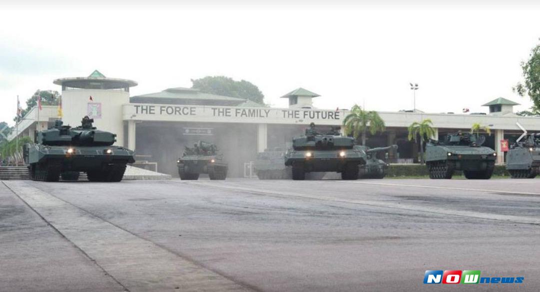 ▲戰甲車演訓場地需求面積頗大，類似的野外操演場地新加坡並無法提供，只能在慶典期間於教練場操演。（圖／新加坡陸軍）