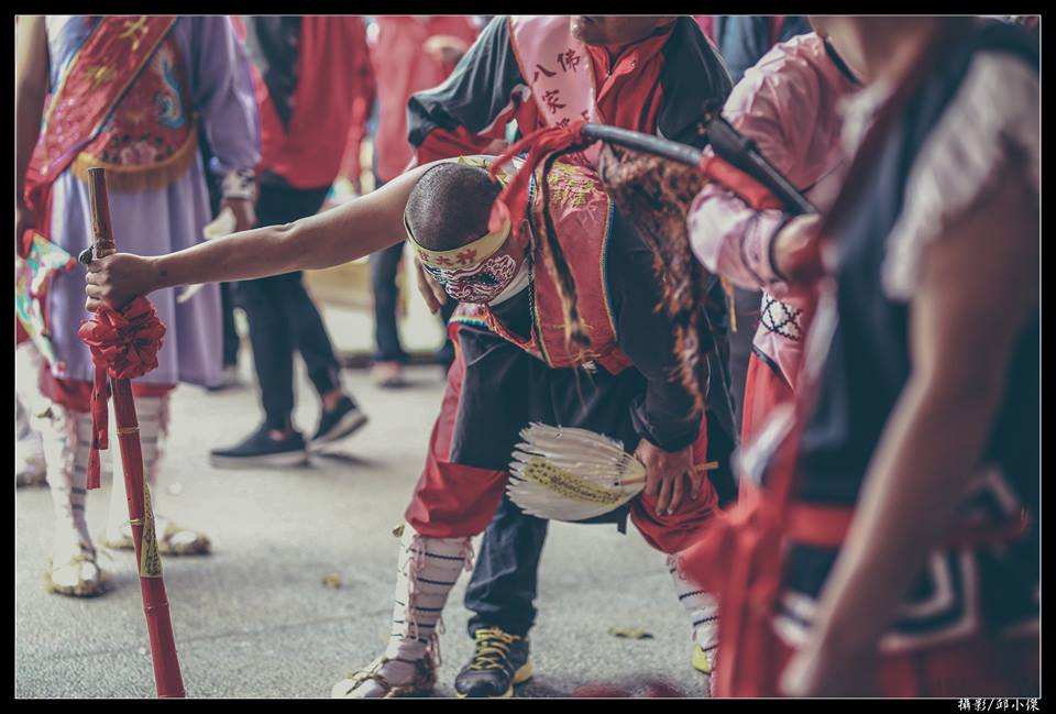 發起來的甘將軍。圖片來源：跟著邱小傑看廟會。