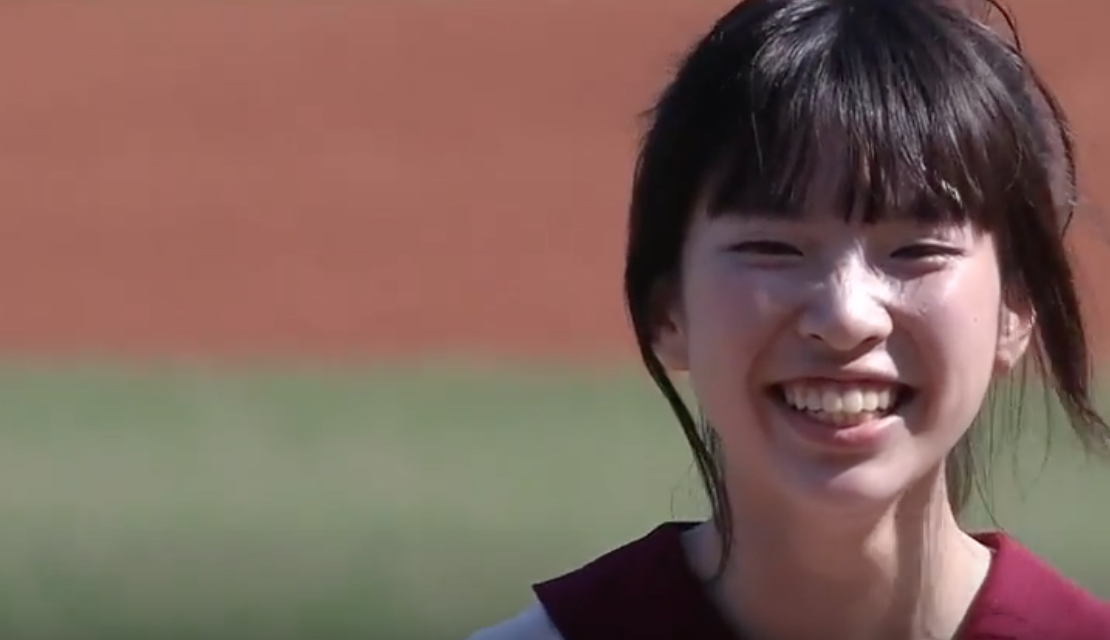 ▲江宛庭同學搞笑開球。（圖／取自CPBLTV）