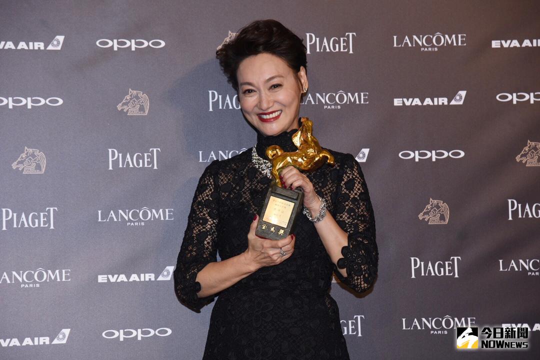 ▲惠英紅以棠夫人一角，開心奪得影后。（圖／NOWnews攝影中心，2017.11.25）