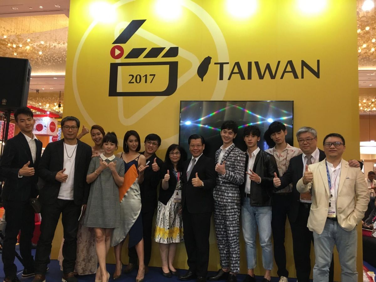 ▲臺灣影視媒體發佈會向國際買家及媒體展示、推薦臺灣影視作品。（圖／文化部提供 , 2017.11.29）