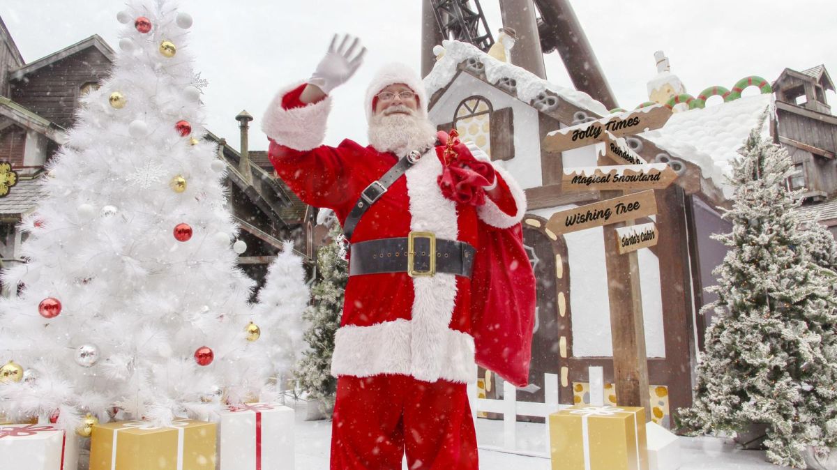 ▲童話故事中的耶誕老公公，從北極遠道而來歡度溫馨耶誕節。（圖／六福村提供 , 2017.11.29）