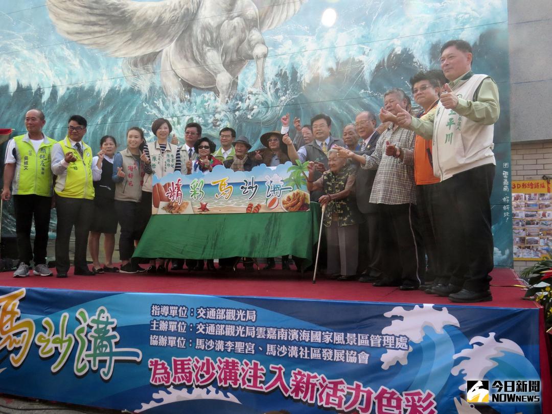 ▲台南將軍區馬沙溝3D彩繪村今天正式亮相。（圖／記者黃文博攝，2017.11.28）