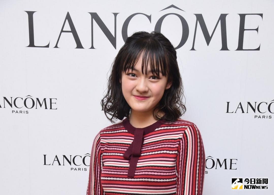 ▲文淇超可愛，跟鄰家小女孩沒二樣，與電影裡的超齡角色差很大。（圖／記者林柏年攝，2017.11.22）