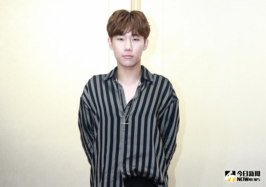 ▲金聖圭感謝有INFINITE，自己才有機會站上舞台表演。（圖／記者葉政勳攝 , 2017.11.18）