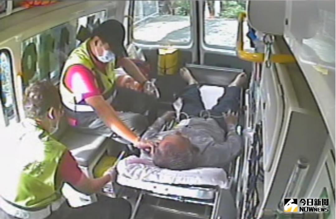 ▲雲林縣首例蜂螫預立醫囑執行，患者於送醫途中症狀已改善。（圖／記者蘇榮泉翻攝，2017.11.13）